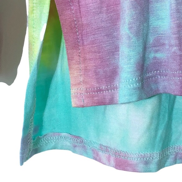 Lush Rainbow Tie Dye Hoodie Jacket S - Picture 3 of 5